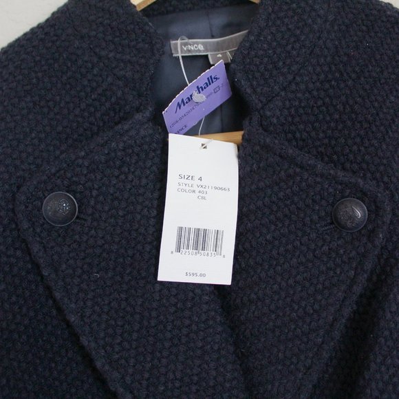 NWT VINCE Wool Blend Slim Fit Jacket - Picture 4 of 13